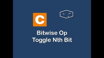 bitwise op toggle nth bit in c