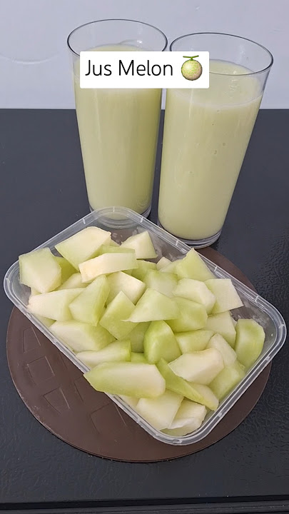 Bikin Jus Melon Ala Home Made! Seger BGT Buat Santai Sore! #shorts #short #juice #melon #fruit #fyp