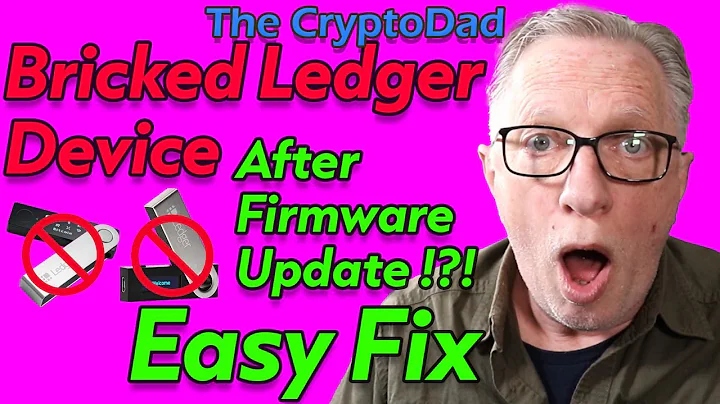 Worried Your Ledger Device Is Bricked After a Firmware Update? 🤔 Don’t Panic! 💡