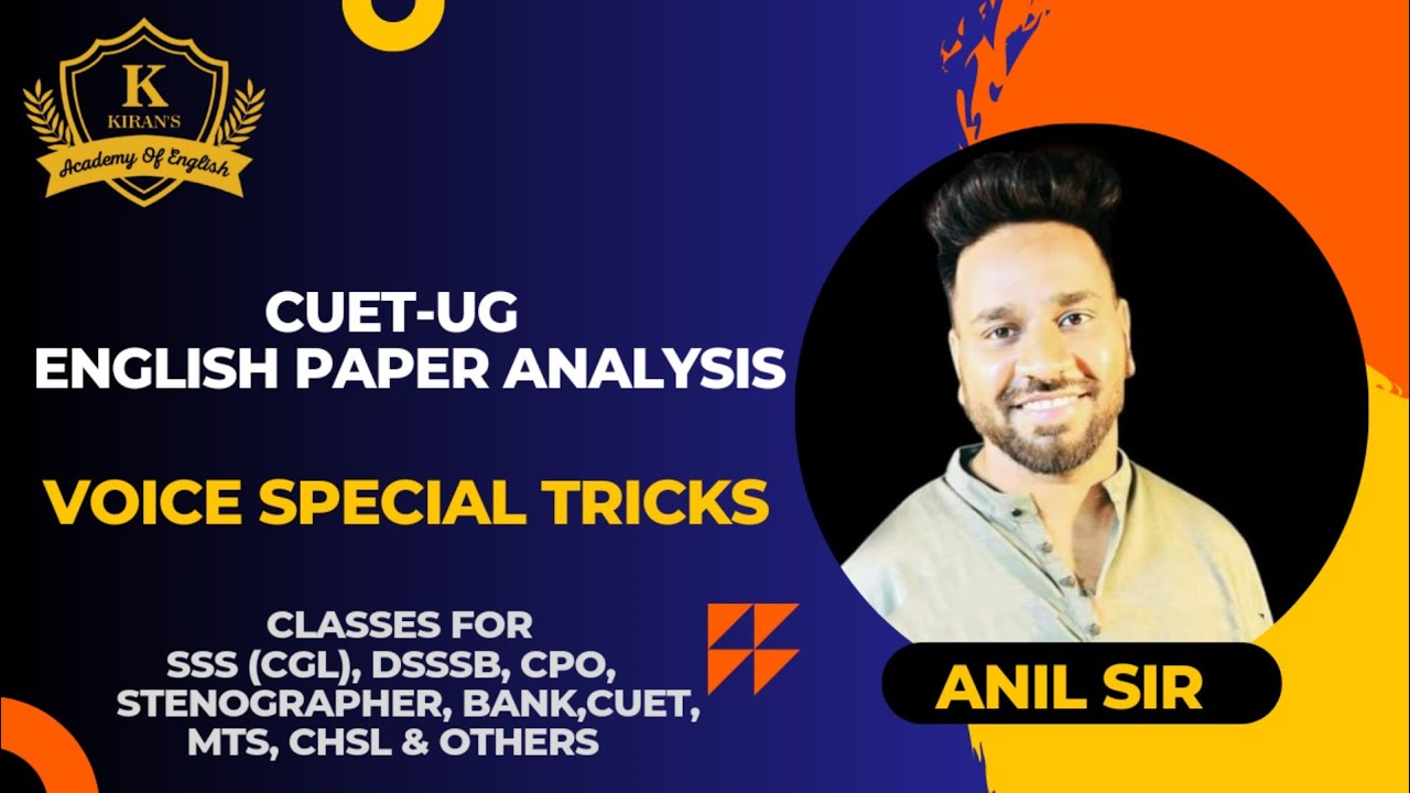 Active and Passive Tricks By Anil Sir || Part - 1 ( Present) || #cuet # ...