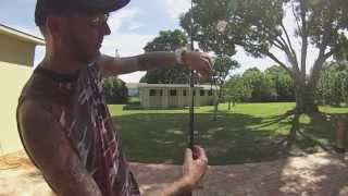 Cane  Pole "eyelet style" Quick Set-up