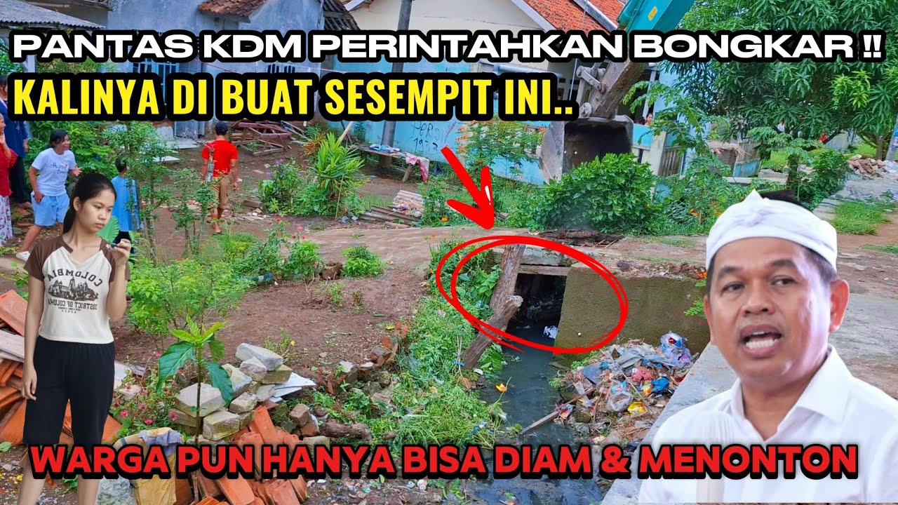 KDM PALING MARAH KALAU LIAT ALIRAN KALI DI BUAT SEMPIT SEPERTI INI ‼️ PASTI LANGSUNG DI BONGKAR ‼️
