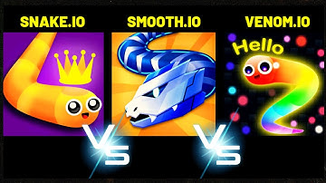 Snake.io Vs Smooth.io Vs Venom.io - Game Comparison
