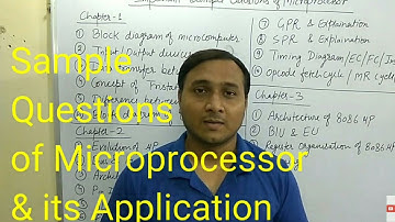 Sample Questions of microprocessor & its Application l microprocessor l Diploma l polytechnic
