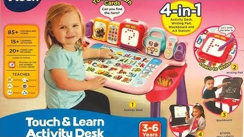 Vtech touch and learn activity desk low battery