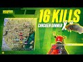 16 Kill Domination In Miramar | PMCO Finalist| BattleGrounds Mobile India | Competitive Gameplay