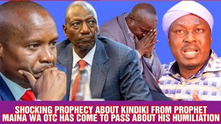 URATHI WA BISHOP MAINA WA OTC KURI KINDIKI NA URIA AGATHINEKANIO NA KUMENWO NI THIRIKARI KUHINGA!!