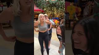 They egged me in the mall 😭 #mallprank #rainforestcafe