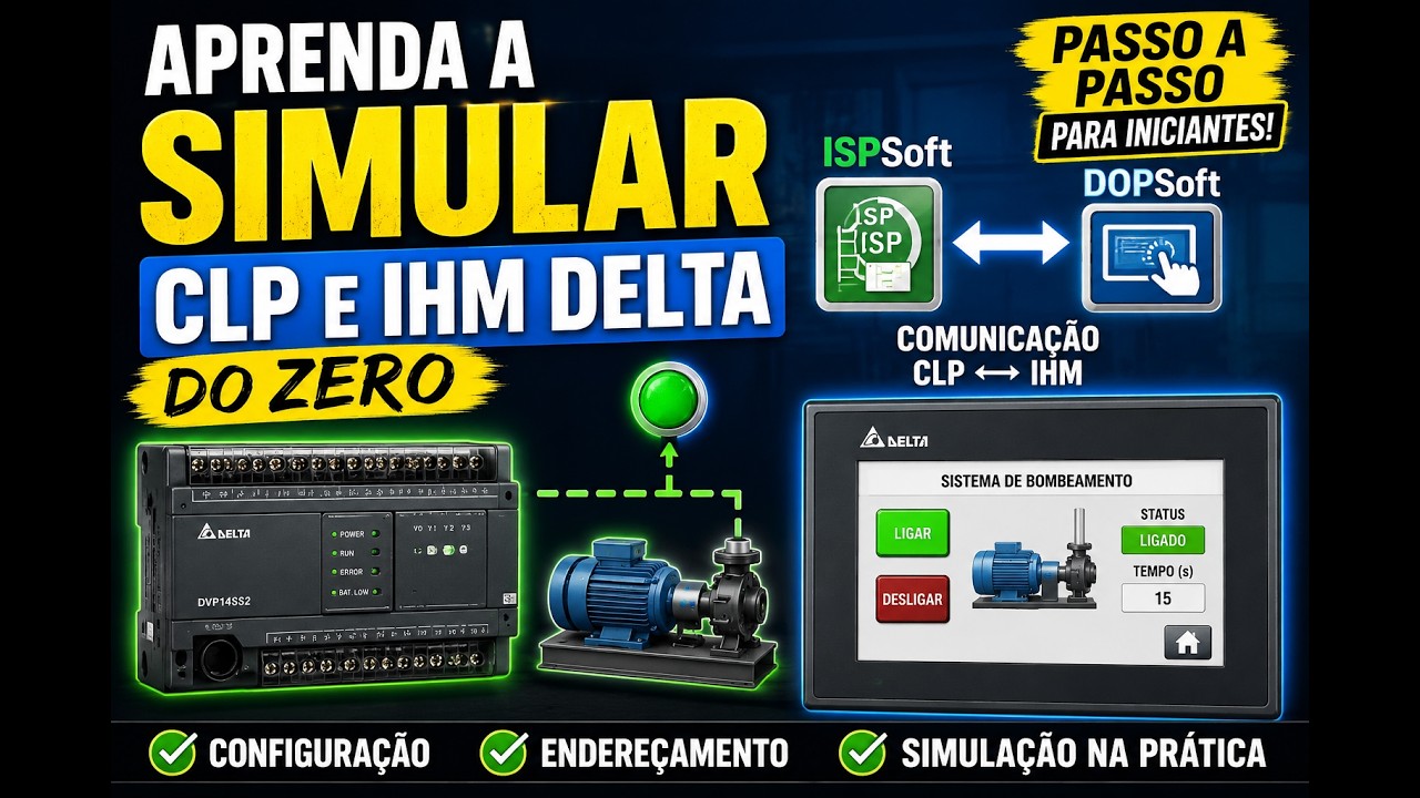 Como Simular CLP e IHM Delta no PC | Passo a Passo Completo - YouTube