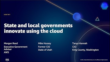 AWS Public Sector Summit Online 2021: State and local governments innovate using the cloud