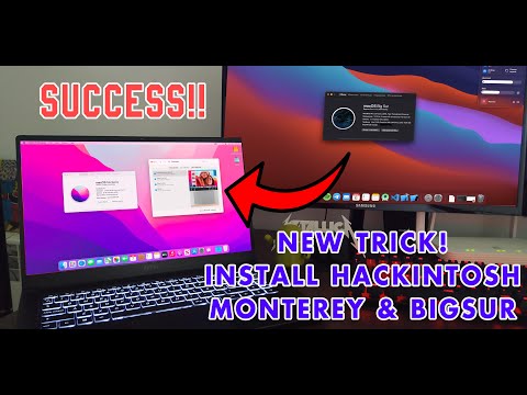 How to Install Hackintosh MacOS Monterey Big Sur On Any PC AMD Intel [Success]