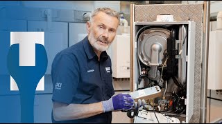 How to remove the plate to plate heat exchanger on the Baxi 600/800 Combi boiler