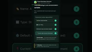 Environment variables in Power platform #powerautomate #powerplatform