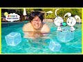 Swimming in Super COLD Water + FUNNY Cartoon Animated  NEW CHANNEL EK DOODLES