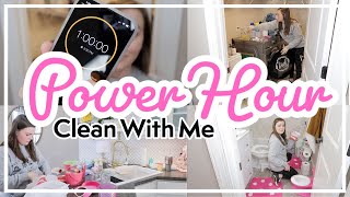 POWER HOUR Clean With Me 2022 | SAHMallorie Collaboration | Speed Cleaning Motivation