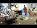 MY NIGHT TIME CLEANING ROUTINE // Realistic Clean With Me // 2018