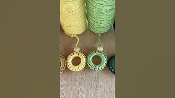 Macrame cords colors inspired by Tuscany #shorts #tuscany #tiamo #macrame