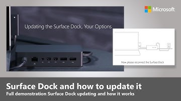 Updating the Surface Dock, Your Options