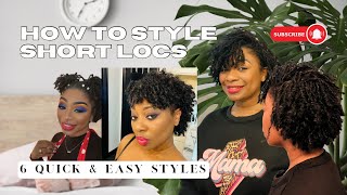 Time Saving Microloc Styles | 6 Quick & Easy Loc Styles in 10 mins