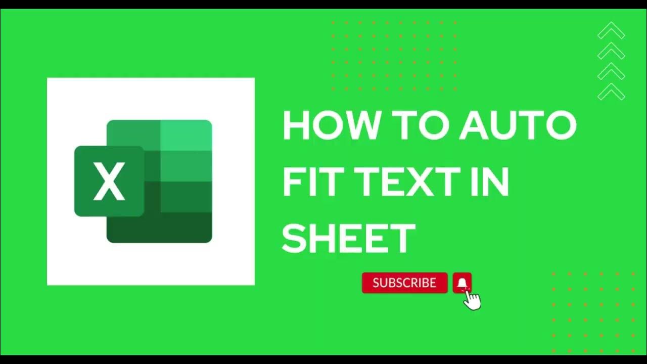 how-to-auto-fit-text-in-excel-youtube
