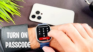 How To Turn Off Passcode On Apple Watch Ultra 2