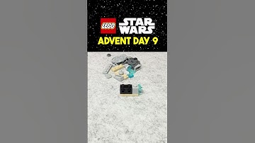 Mini Millennium Falcon! Lego Star Wars Advent Calendar Day 9