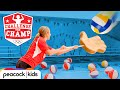 Giant Hands Volleyball Challenge! (ft. Olympian April Ross) | CHALLENGE THE CHAMP