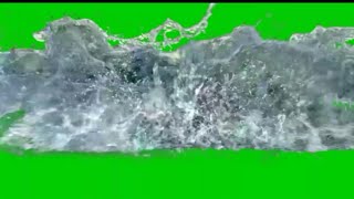 Green screen flood. Green screen tsunami HD fx effect with sound.