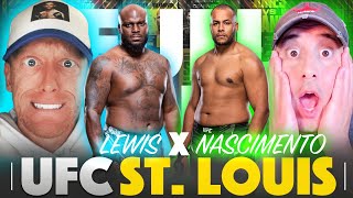 UFC St. Louis: Lewis vs. Nascimento FULL CARD Predictions, Bets & DraftKings