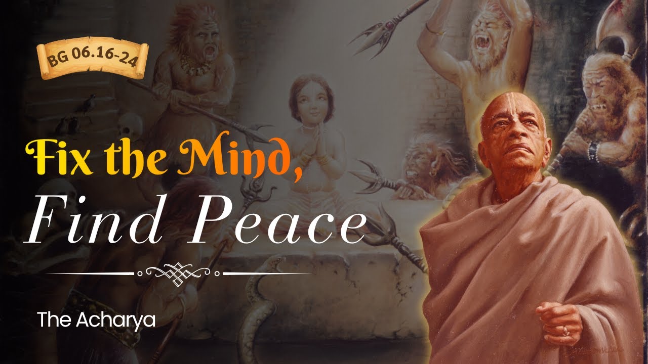 Fix the Mind, Find Peace | BG 6.16-24 | Los Angeles, California | Srila Prabhupada