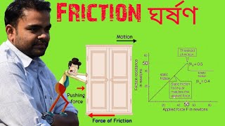 Friction01|| ঘর্ষণ 01||  concept of static friction sand kinetic friction