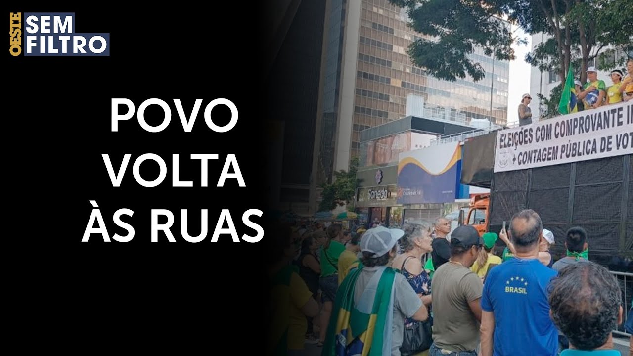 Manifestantes protestam contra Lula e o STF no feriado de 15 de Novembro | #osf