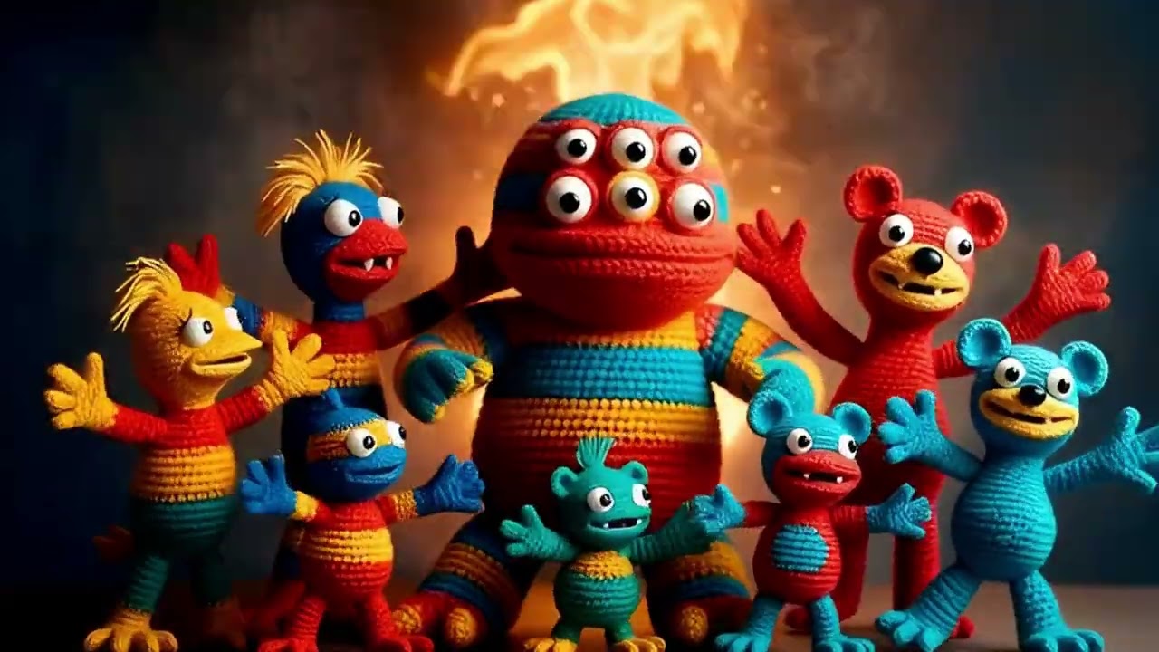 🌈Cute Monster Dance Song for Kids  Fun Friendly Monsters Dancing  Preschool Music & Learning