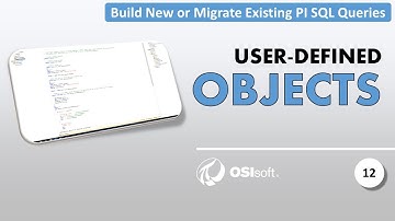 Build New or Migrate Existing PI SQL Queries: User-Defined Objects
