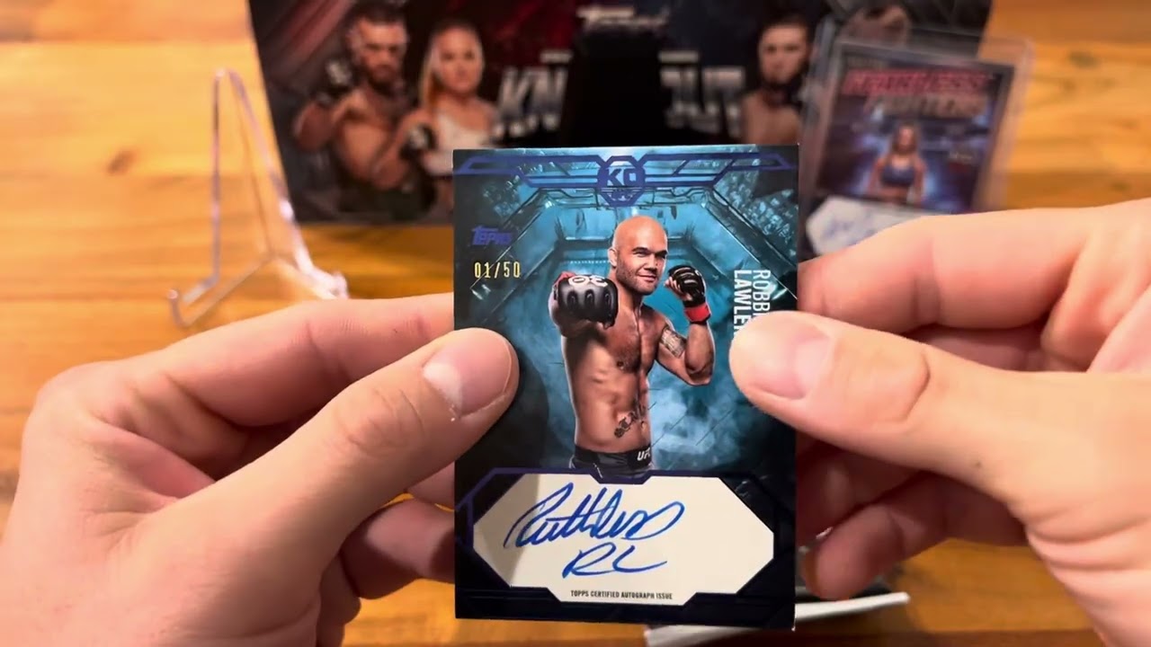 2025 Topps Knockout UFC Hobby Box Rip