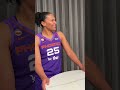 “how you not gonna say me?” 😭 Alyssa Thomas was SICK after DB’s answer