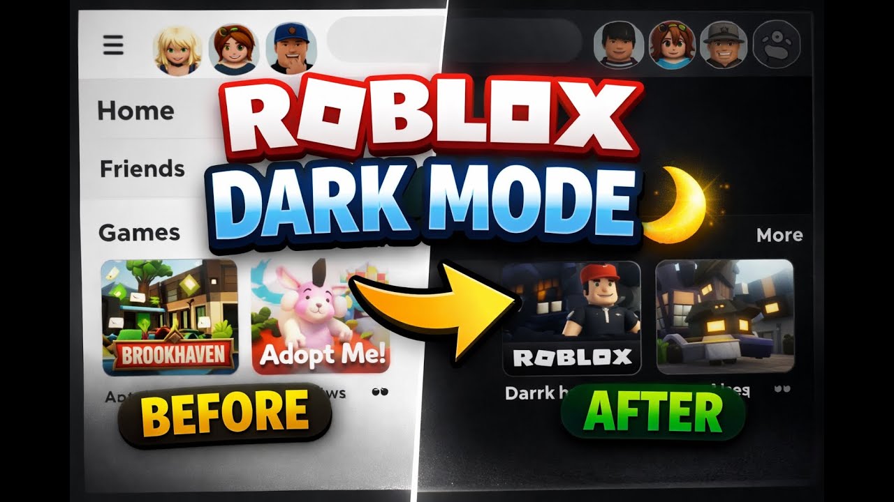 Roblox Dark Mode 2026 How To Turn It On Easily YouTube 