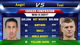 Angel Di Maria VS Toni Kroos Football Stats