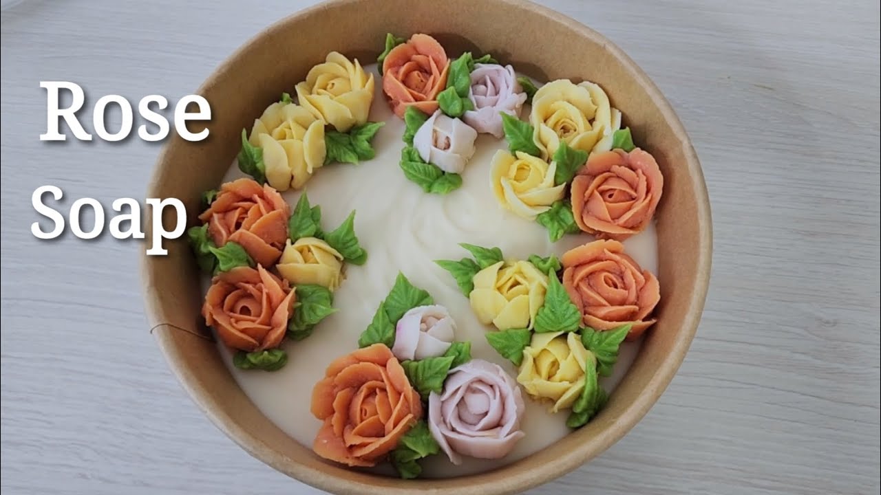 손끝으로 만들어보는 장미비누  Making rose soap