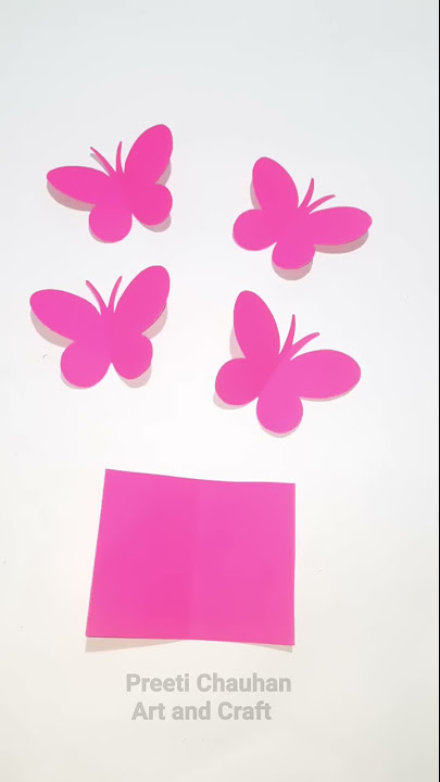 How to make a Paper Butterfly, Easy Butterflies for beginners, DIY Paper  Crafts, How to make a Paper Butterfly Star Box:  Pen  Holder:  Instagram:   #diy