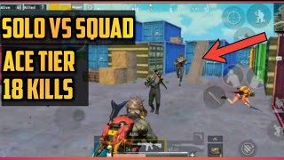 POCO F1 gameplay | 18 kills solo vs squad gameplay pubg mobile with funny voice effects