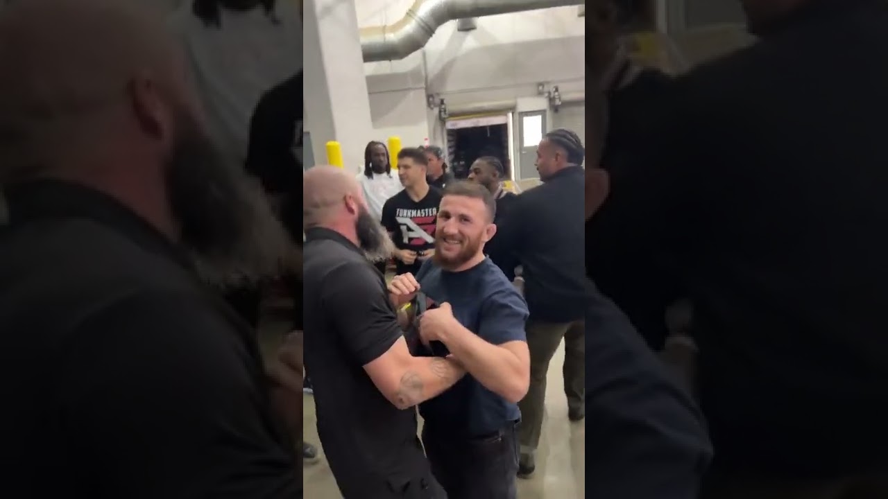 Team Sterling and Team Yan Get Into It Backstage After UFC 273 Ceremonial Weigh-In