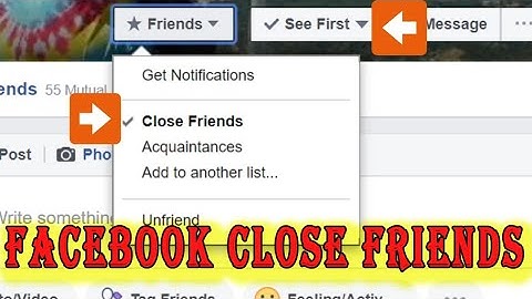 How To Add To Close Friends List In Facebook