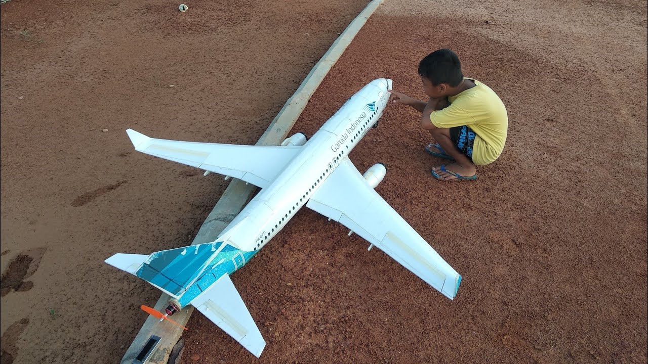 Cara Membuat Pesawat garuda indonesia dari Kertas YouTube