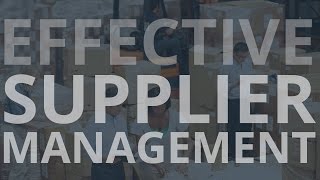 Halo for Supplier Management