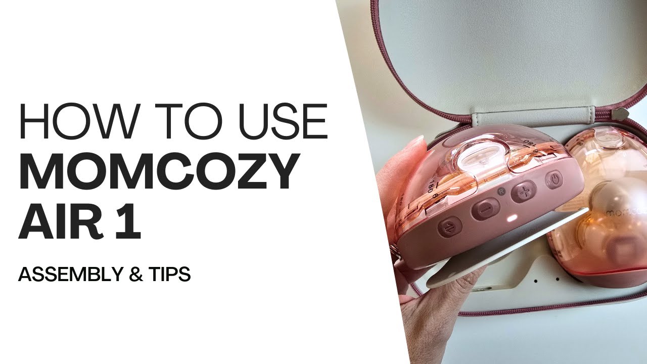 How To Use Momcozy Air 1 Breast Pump: Complete Guide including Assembly, Setup and Tips