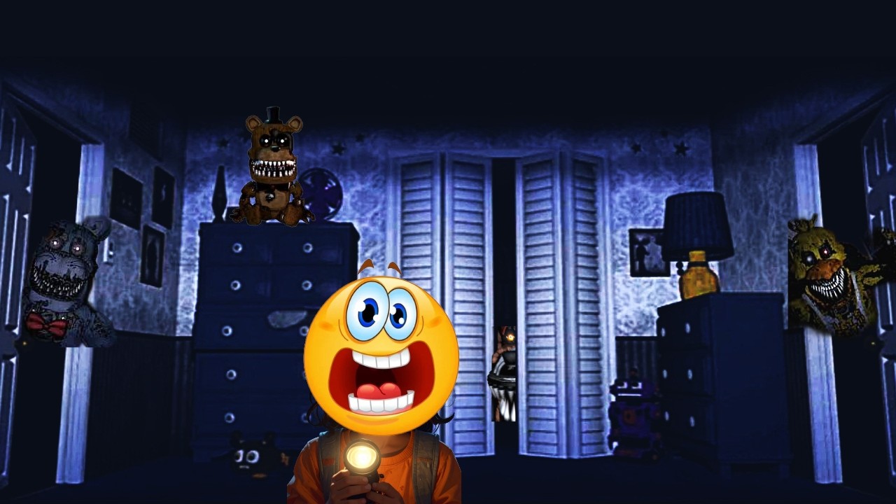 O Fnaf mais assustador e difícil de todos! - Five Nights At Freddy's 4 - Parte 1