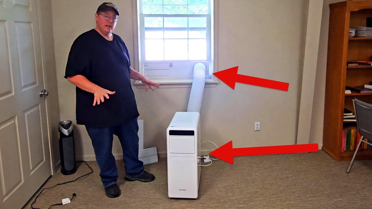 How to Install Portable Air Conditioner & Use It - YouTube
