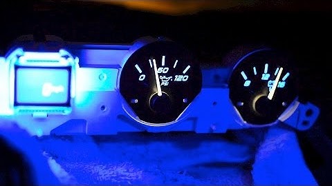 Custom LEDs and Gauge Faces for Michael