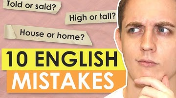 10 English Mistakes You